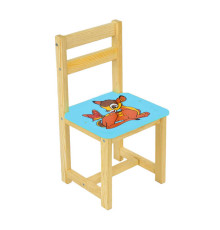 гр Стілець "Оленя Бембі" 4023 (1) колір блакитний, ТМ "Мася"