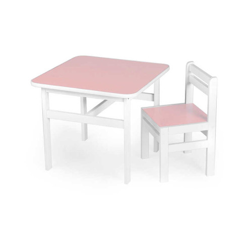 гр Стіл + стільчик дитячий, колір - рожевий DS-SP04 (1) у плівці – в наличии! Купите сейчас у KAZKOVA