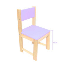 гр Стільчик №32 колір фіолетовий (1) 22158 "Ігруша"