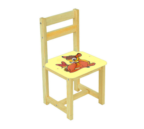 гр Стілець "Оленя Бембі" 4043 (1) колір жовтий, "Мася"