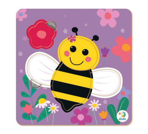 гр Пазли картонні (до 2 років) сортер "Бджілка" 300358 (48) 5 елементів "Dodo" – в наличии! Купите сейчас у KAZKOVA