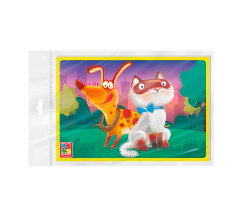 гр М’які пазли "Котик та песик" A5 VT1104-20 (50) "Vladi Toys" гр М’які пазли "Котик та песик" A5 VT1104-20 (50) "Vladi Toys"