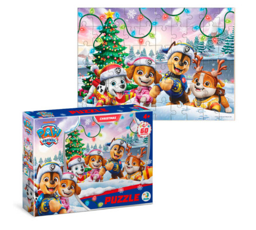 гр Пазл "Час Різдва настав!" 200696 (40) "DoDo", 60 елементів, розмір зібраного пазла: 32х23 см, в коробці – в наличии! Купите сейчас у KAZKOVA