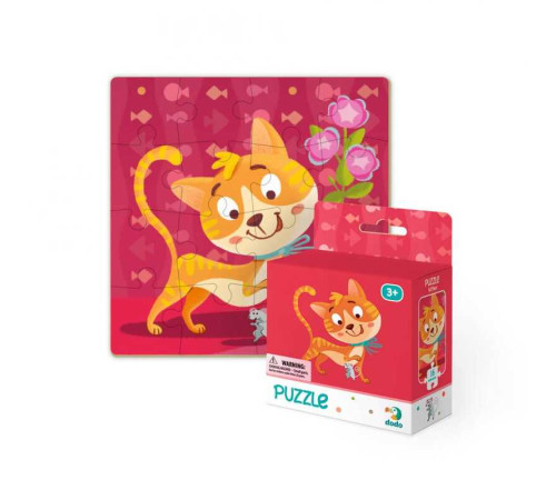 гр Пазли картонні (3-4 роки) "Кошеня" 300112 (40) "Dodo", 16 елементів, в коробці гр Пазли картонні (3-4 роки) "Кошеня" 300112 (40) "Dodo", 16 елементів, в коробці
