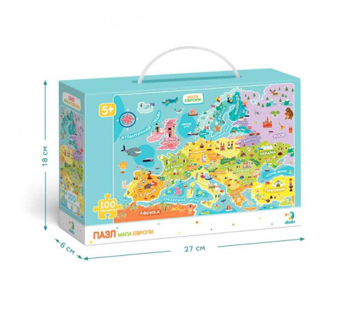 гр Пазл "Мапа Європи" 300129 (16) "Dodo" – в наличии! Купите сейчас у KAZKOVA