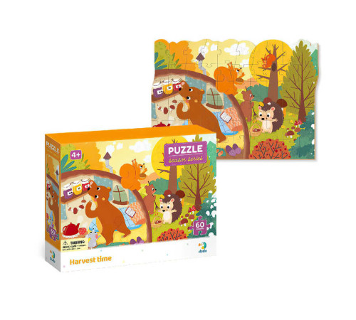 гр Пазл 60 ел. "Прибирання в лісі" 300413 (36) "Dodo", розмір елемента 4.5х3.5см, розмір зібраної картинки 23х32см, в коробці гр Пазл 60 ел. "Прибирання в лісі" 300413 (36) "Dodo", розмір елемента 4.5х3.5см, розмір зібраної картинки 23х32см, в коробці