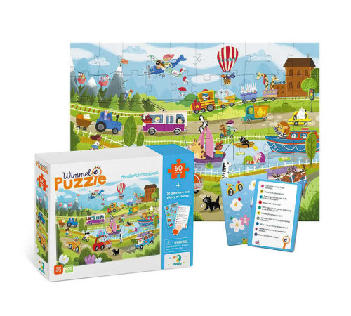 гр Віммельпазл "Диво-транспорт" 300561 (48) "Dodo", 60 елементів гр Віммельпазл "Диво-транспорт" 300561 (48) "Dodo", 60 елементів