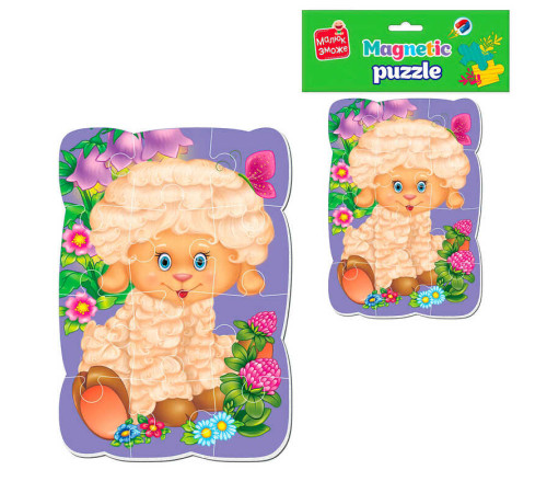 гр Магнітні бебі пазли "Малюк зможе. Овечка" VT3301-02 (50) "Vladi Toys" гр Магнітні бебі пазли "Малюк зможе. Овечка" VT3301-02 (50) "Vladi Toys"