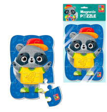 гр Пазли м’які магнітні А5 Малюк зможе "Єнот" VT3205-91 (50) "Vladi Toys"