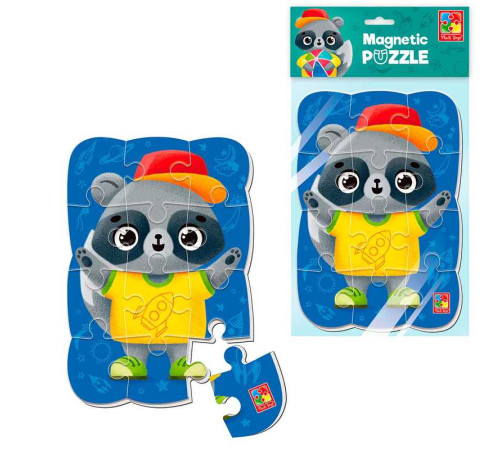 гр Пазли м’які магнітні А5 Малюк зможе "Єнот" VT3205-91 (50) "Vladi Toys" гр Пазли м’які магнітні А5 Малюк зможе "Єнот" VT3205-91 (50) "Vladi Toys"