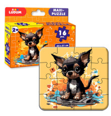 гр Максі-пазл "Собачка" МЕ 5032-05 (12) "Ludum", 16 елементів, в коробці