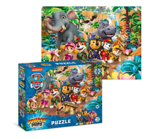 гр Пазл на 60 ел. "Paw Patrol. Jungle Pups" 200523 (96) "DoDo"