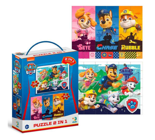 гр Пазл 2в1 "Такі хороші цуценята" 200561 (12) "DoDo", 24-36 елементів, у коробці гр Пазл 2в1 "Такі хороші цуценята" 200561 (12) "DoDo", 24-36 елементів, у коробці