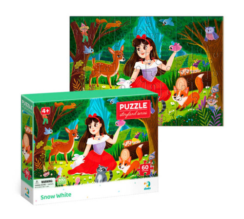 гр Пазл "Білосніжка" 60 ел. 300714 (48) у коробці "Dodo" – в наличии! Купите сейчас у KAZKOVA