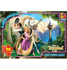 гр Пазли 70 ел. "G-Toys" "Рапунцель" TA 002 (62) + постер