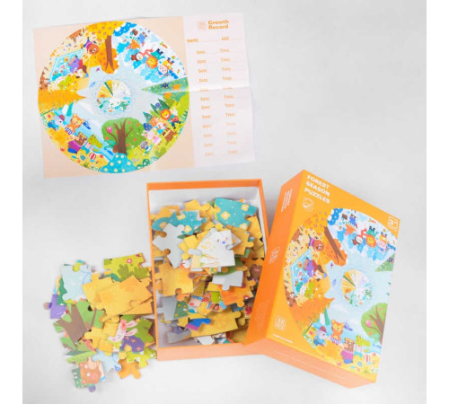 Пазли С 48157 (32) "Пори року", 88 деталей, круглий, постер, в коробці – в наличии! Купите сейчас у KAZKOVA