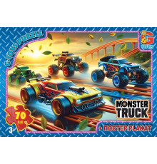 гр Пазли 70 ел. "G Toys" "Монстер траки" MT 184 (62) + постер