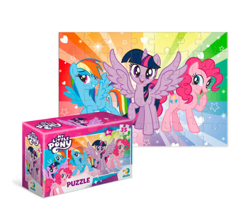 гр Пазл-міні "Дружба - це магія" 200685 (44) "DoDo", герої, 35 елементів, розмір - 20х13 см, в коробці гр Пазл-міні "Дружба - це магія" 200685 (44) "DoDo", герої, 35 елементів, розмір - 20х13 см, в коробці