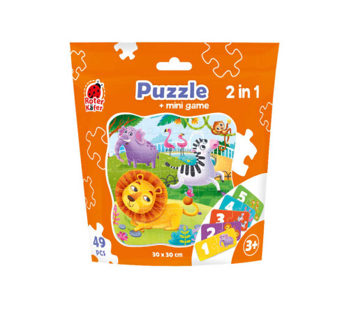 гр Пазли Зоопарк RK1140-06 (16) "Vladi Toys", 49 елементів – в наличии! Купите сейчас у KAZKOVA