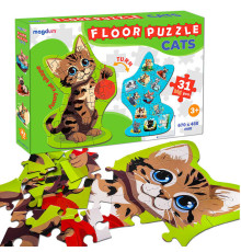 гр Максі-пазл "Кіт Магдум" МЕ 5032-32 (20) "Ludum", 31 елемент, двосторонній, в коробці