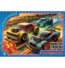 гр Пазли 35 ел. "G Toys" "Монстер траки" MT 181 (62) + постер