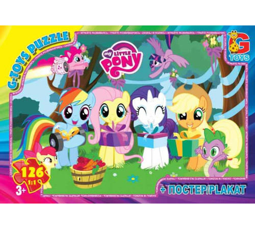 гр Пазли 70 ел. "G Toys" "My little Pony" MLP 012 (62) + постер – в наличии! Купите сейчас у KAZKOVA