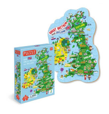 гр Пазл "Мапа Великобританіїї та Ірландіїї" 301160 (16) "Dodo" у коробці