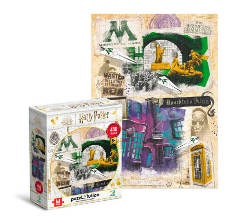 гр Пазл Hard-M "Harry Potter. Міністерство магії та Алея Ноктерн " 450 елементів 200504 (24) "DoDo" гр Пазл Hard-M "Harry Potter. Міністерство магії та Алея Ноктерн " 450 елементів 200504 (24) "DoDo"