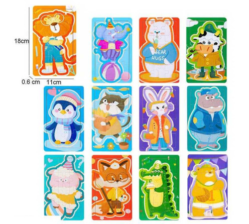 Пазли D 377 (480) розмір - 11х0.6х18, ВИДАЄТЬСЯ ТІЛЬКИ МІКС ВИДІВ, у плівці – в наличии! Купите сейчас у KAZKOVA