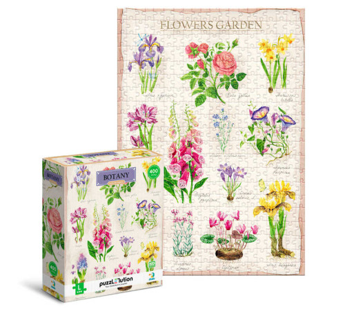 гр Пазл Easy-L "Ботаніка. Квітковий сад" 300614 (24) "DoDo", 400 елементів, в коробці гр Пазл Easy-L "Ботаніка. Квітковий сад" 300614 (24) "DoDo", 400 елементів, в коробці