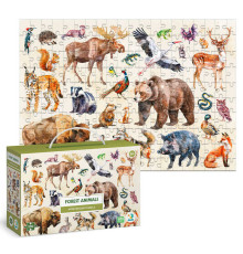 гр Монтессорі пазл "Лісові тварини" 300629 (16) "DoDo", 200 елементів, 33х47 см