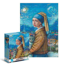 гр Пазл Easy-L "Дівчина з перловою сережкою" 300680 (12) "DoDo", 500 елементів, в коробці