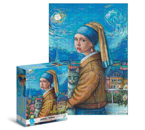 гр Пазл Easy-L "Дівчина з перловою сережкою" 300680 (12) "DoDo", 500 елементів, в коробці