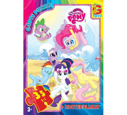 гр Пазли 70 ел. "G-Toys" "My little PONY" MLP 006 (62) + постер – в наличии! Купите сейчас у KAZKOVA