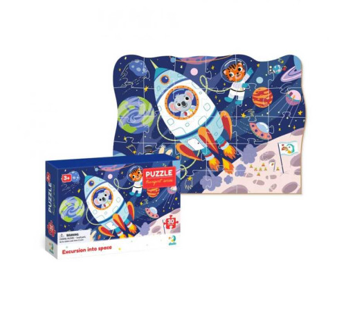 гр Пазли картонні (3-4 роки) 30 ел. "Екскурсія у Космос" 300374 (36) "Dodo" гр Пазли картонні (3-4 роки) 30 ел. "Екскурсія у Космос" 300374 (36) "Dodo"