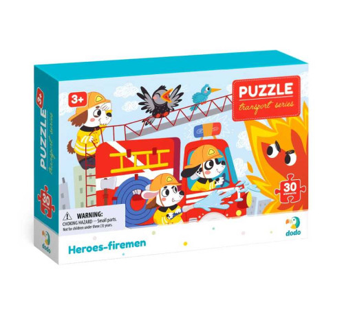 гр Пазли картонні (3-4 роки) 30 ел. "Герої пожежники" 300372 (36) "Dodo" – в наличии! Купите сейчас у KAZKOVA
