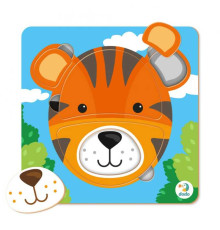 гр Пазли картонні (до 2 років) сортер "Тигреня" 300351 (48) 5 елементів "Dodo"
