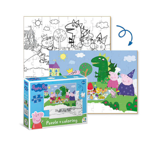 гр Пазл 2 в 1 "Peppa Pig" 200118 (36) 60 елементів "Dodo" – в наличии! Купите сейчас у KAZKOVA