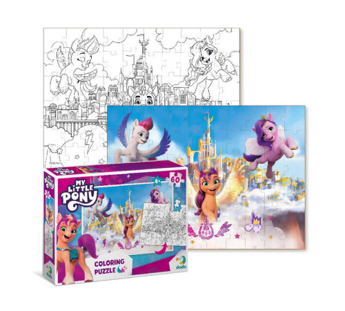 гр Пазл-розмальовка 2в1 "My Little Pony" 200135 (48) "Dodo", 60 елементів гр Пазл-розмальовка 2в1 "My Little Pony" 200135 (48) "Dodo", 60 елементів