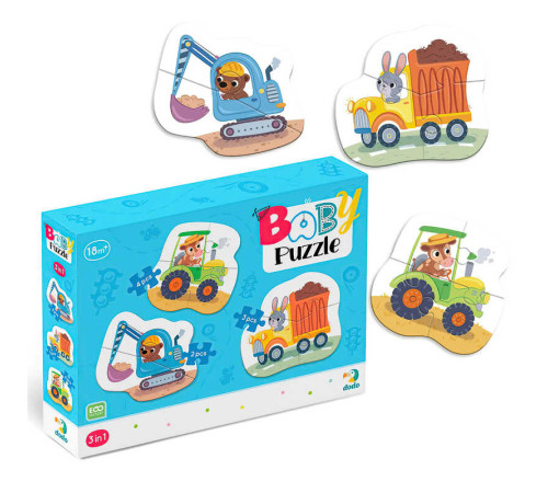 гр Пазл 3 в 1 "Транспорт" 300392 (48) "Dodo" гр Пазл 3 в 1 "Транспорт" 300392 (48) "Dodo"