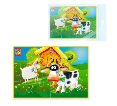 гр М’які пазли А5 "Ферма" VT1103-84 (50) "Vladi Toys" – в наличии! Купите сейчас у KAZKOVA