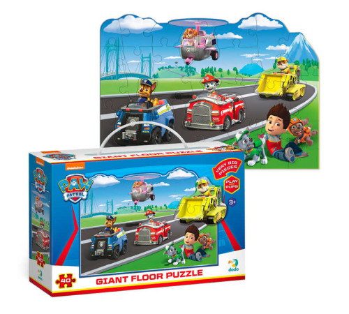гр Великий пазл на підлогу "Paw Patrol" 200467 (16) "DoDo", 64х46 см, в коробці