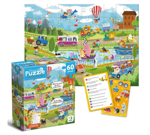 гр Вімельпазл "Диво-транспорт" 300660 (32) "DoDo", 60 елементів, картки із завданнями, в коробці гр Вімельпазл "Диво-транспорт" 300660 (32) "DoDo", 60 елементів, картки із завданнями, в коробці