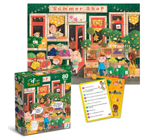 гр Пазл "Шукай та знаходь. Літні смаколики" 300665 (24) "DoDo", 80 елементів, 28х39 см, в коробці гр Пазл "Шукай та знаходь. Літні смаколики" 300665 (24) "DoDo", 80 елементів, 28х39 см, в коробці