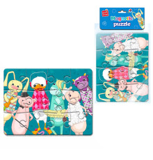 гр Пазли магнітні бейбі "Малюк зможе. Звірята" VT3301-01 (50) "Vladi Toys", в пакеті
