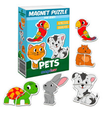 гр Магнітні пазли “Pets” ML4031-34 EN "Magdum", англ. мова, в коробці