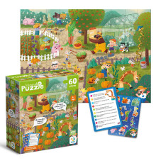 гр Вімельпазл "Літо у селі" 300659 (32) "DoDo", 60 елементів, картки із завданнями, в коробці