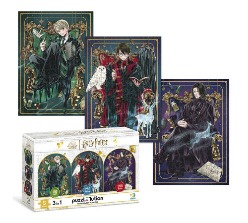 гр Пазл "Династія чарівників" 200575 (16) "DoDo", 3в1, 150-250-350 елементів, рівні складності, в коробці