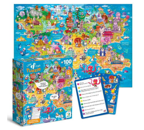 гр Пазл "Шукай та знаходь. Світ пінгвінів" 300670 (24) "DoDo", 100 елементів, 33х47 см, в коробці гр Пазл "Шукай та знаходь. Світ пінгвінів" 300670 (24) "DoDo", 100 елементів, 33х47 см, в коробці