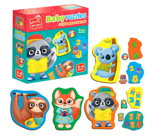 гр Пазли картонні з грою "Тварини. Іграшки" VT1722-27 укр (28) "Vladi Toys" гр Пазли картонні з грою "Тварини. Іграшки" VT1722-27 укр (28) "Vladi Toys"